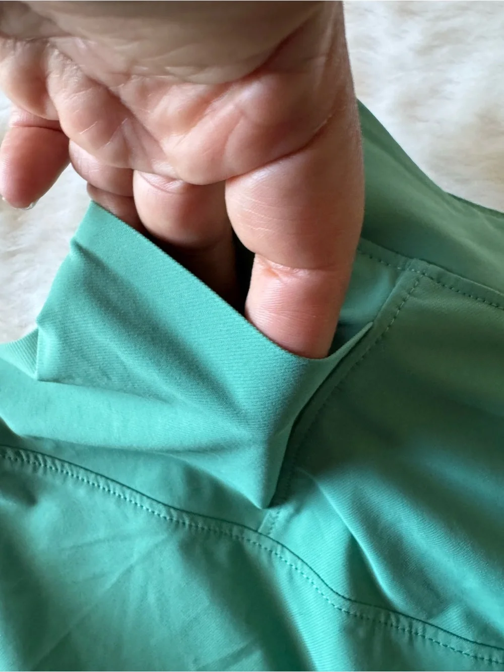 Peter Millar Teal-Green Flared Mini Skirt
